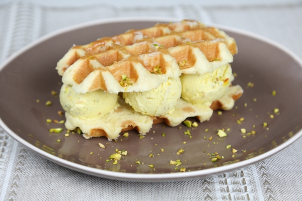 Liege Waffle Ice Cream